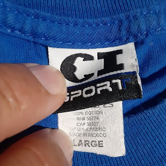 C I Sport Men's Kansas Jayhawks Short Sleeve T Shirt in Size L - Picture 5 of 5